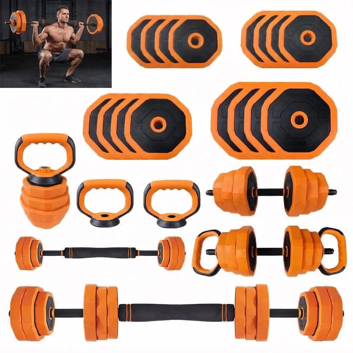 Versatile Adjustable Dumbbells Set For Home Fitness