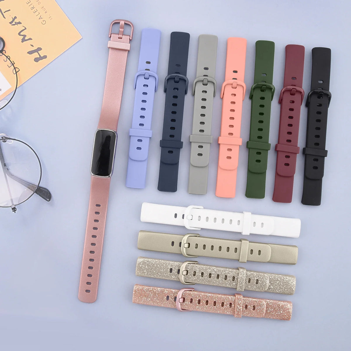 Tobfit Soft Silicone Replacement Watch Band Fitbit Luxe