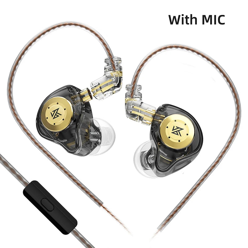 KZ EDX Pro Dual Dynamic IEM Earphones with Detachable Cable