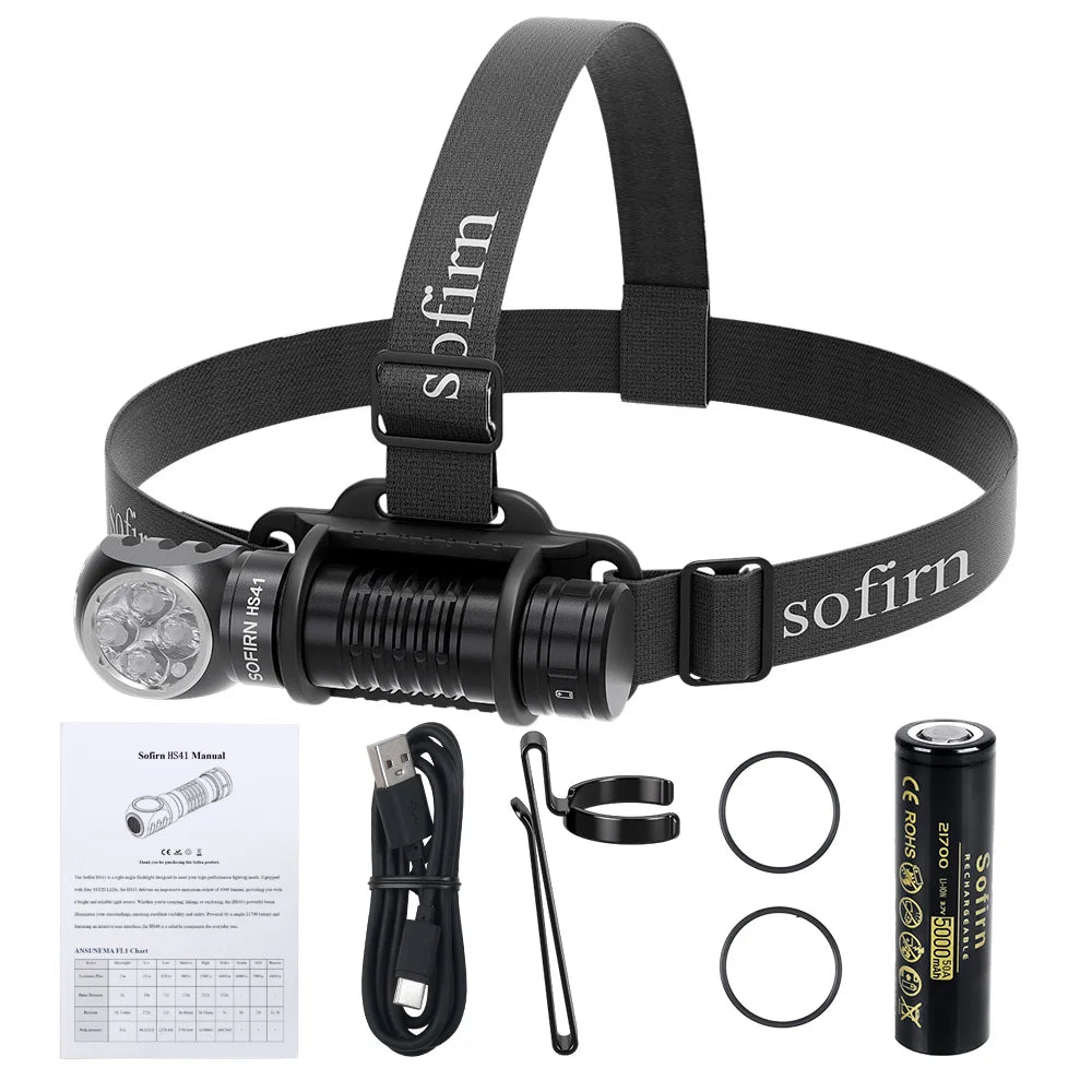 Sofirn HS41 Rechargeable LED Headlamp