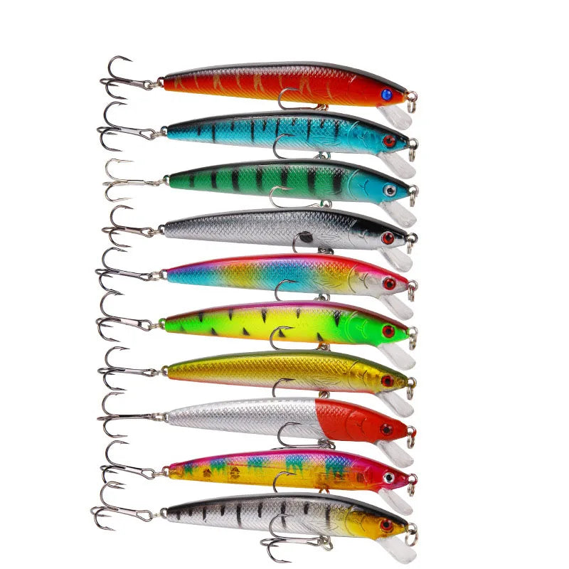 Minnow Hard Fishing Lures Set For Bass And Trout