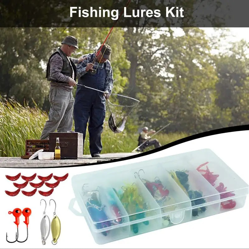 Realistic Freshwater Fishing Lures Bait Kit