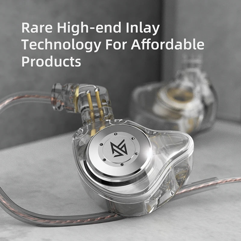 KZ EDX Pro Dual Dynamic IEM Earphones with Detachable Cable