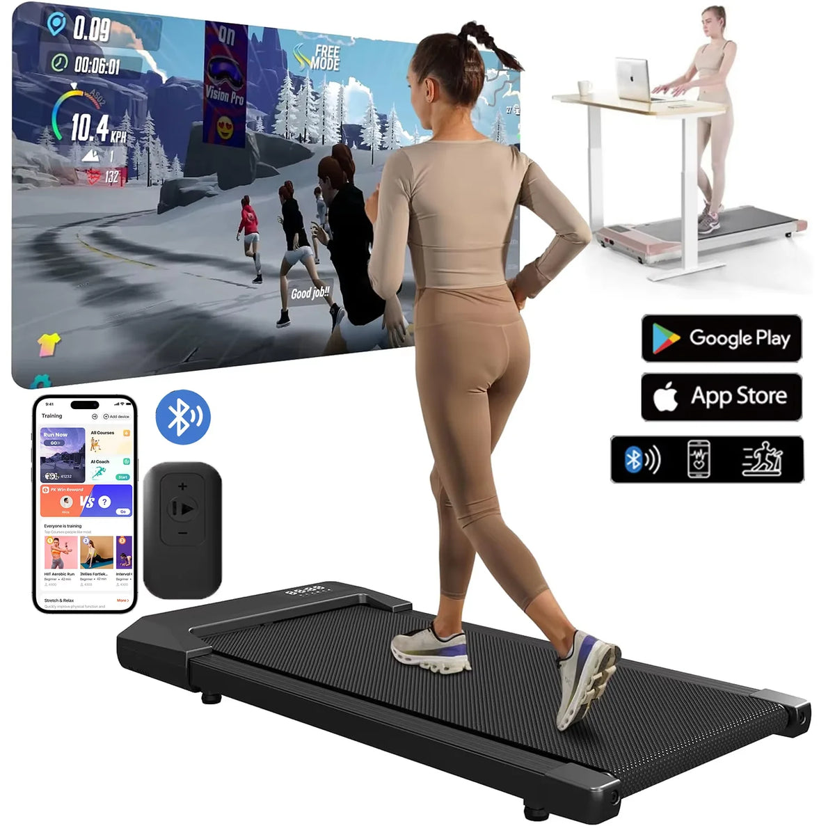 Superun Electric Treadmill For Home Fitness