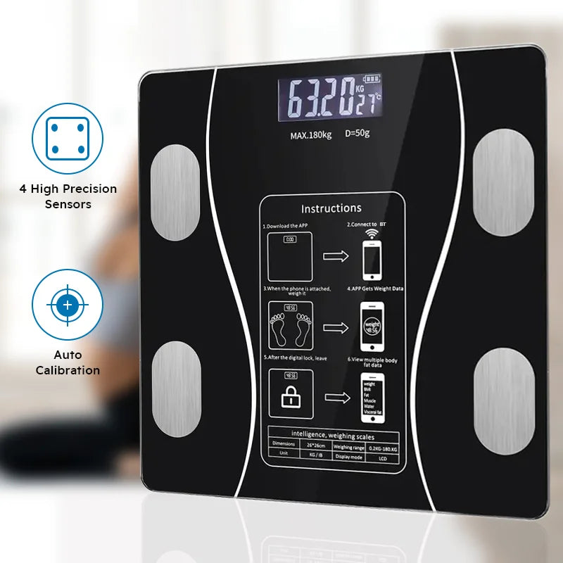Smart Wireless Body Fat Scale Digital Analyzer
