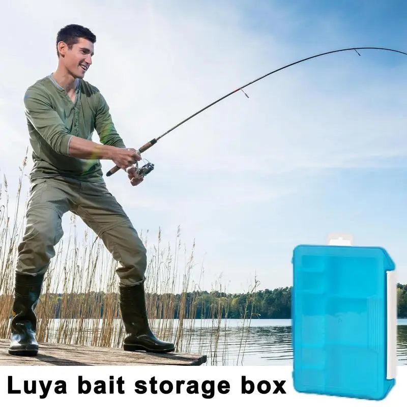 Fishing Tackle Box With Removable Visible Trays