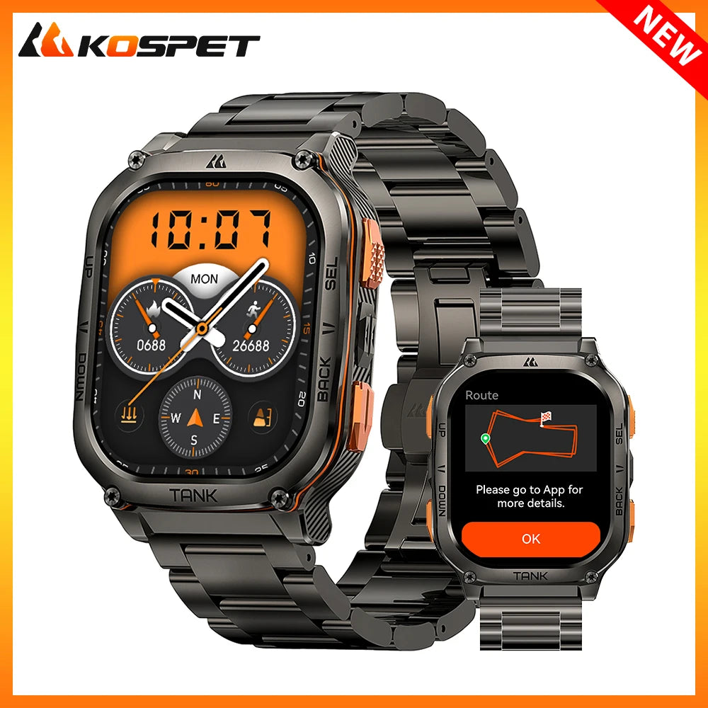 Kospet Tank M3 Ultra Gps Smartwatch Amoled Display