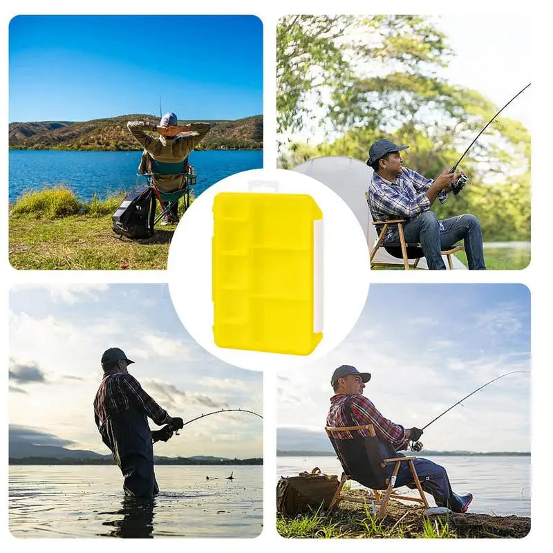 Fishing Tackle Box With Removable Visible Trays