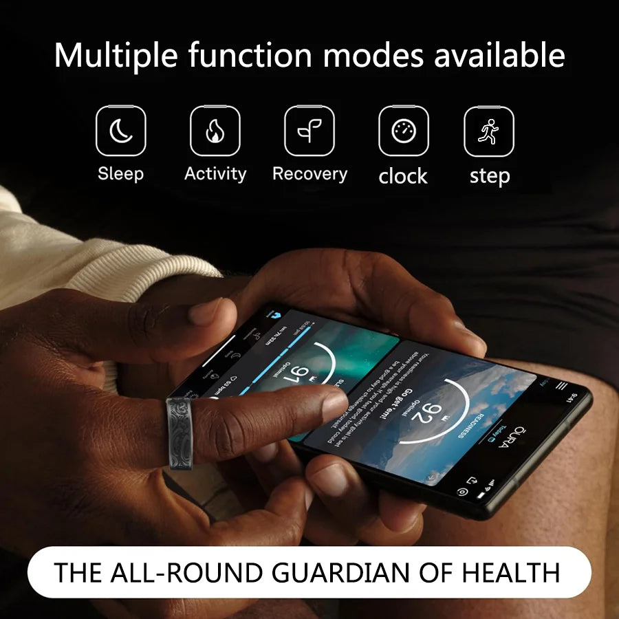 Smart Ring Fitness Tracker With Sleep Monitor