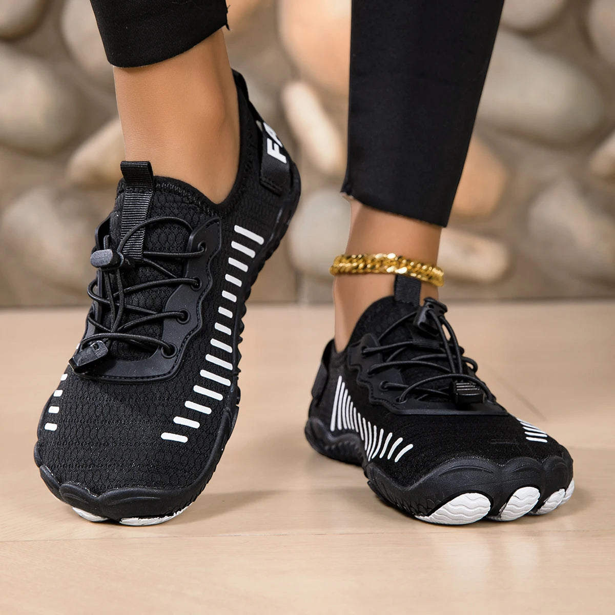 Quick Dry Barefoot Water Shoes With Breathable Mesh Grip