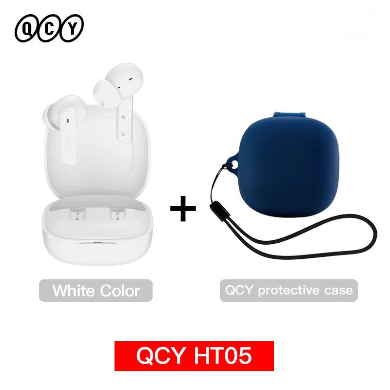 Qcy HT05 Wireless Earphones With 40Db Active Noise Canceling