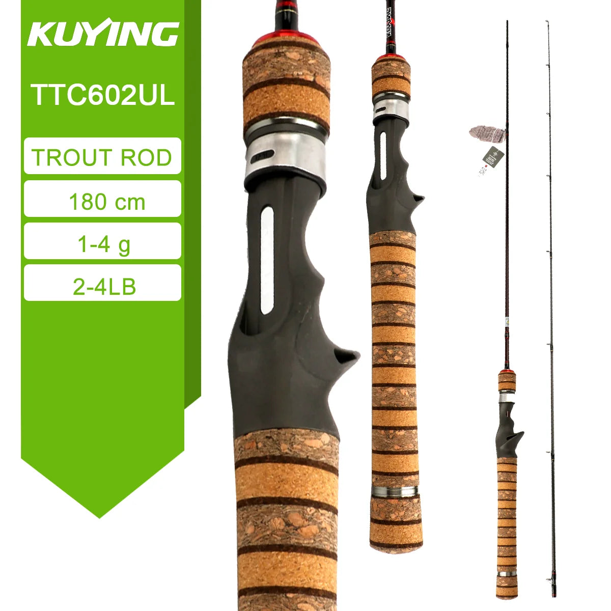 Kuying Teton Carbon Spinning Fishing Rod