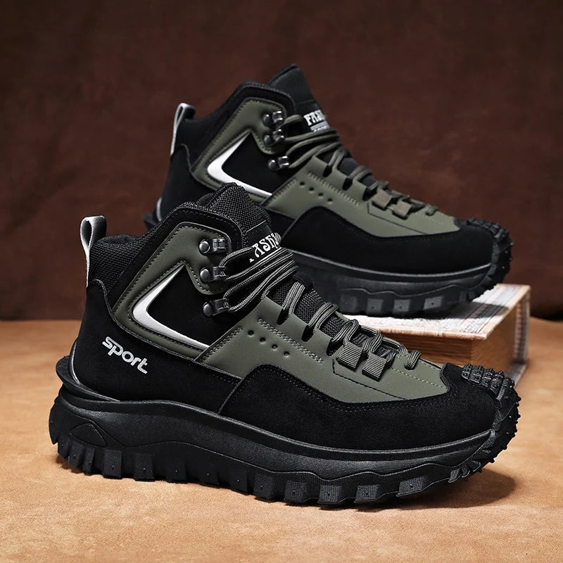 Lightweight High Top Hiking Shoes For Outdoor Walking