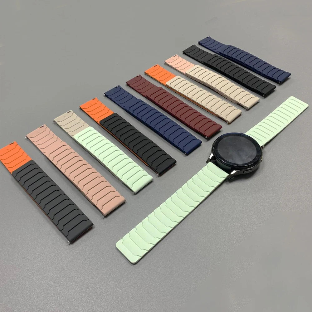 Eelhoe Silicone Magnetic Watch Strap For Amazfit Bip And Gtr