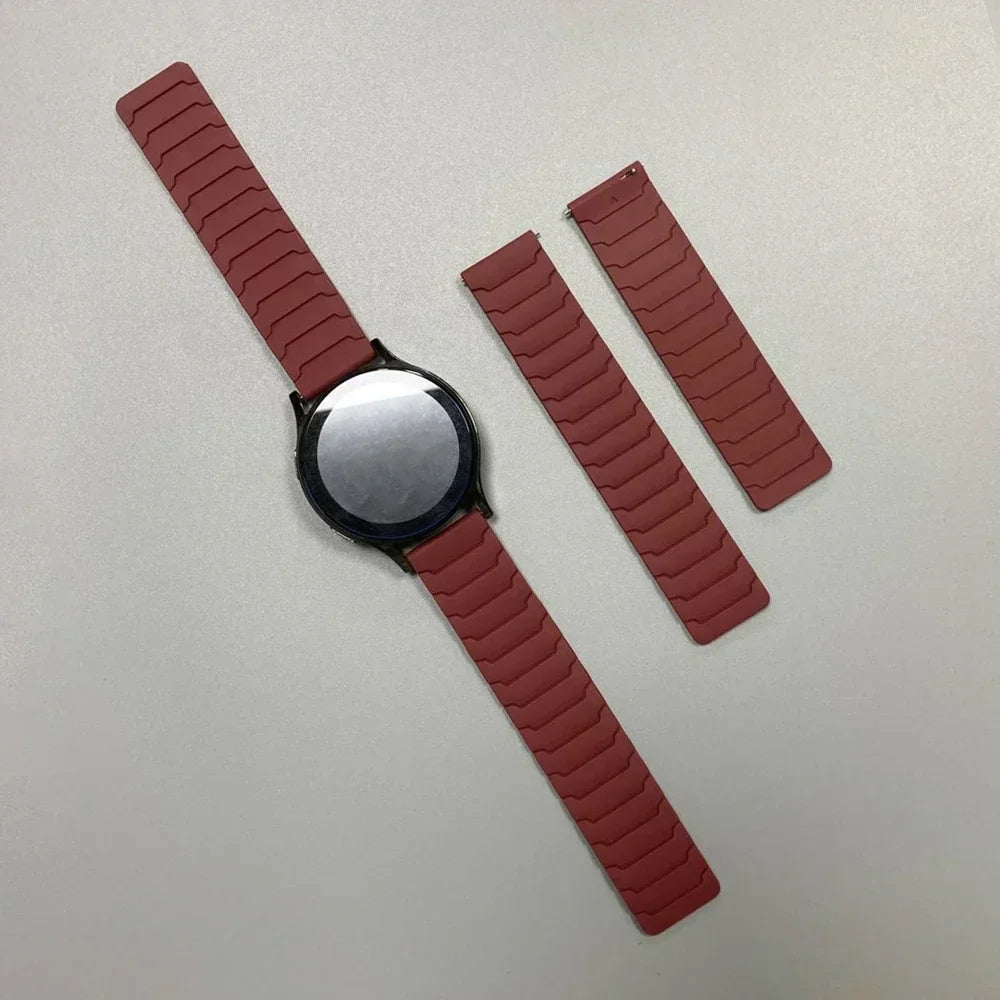 Eelhoe Silicone Magnetic Watch Strap For Amazfit Bip And Gtr