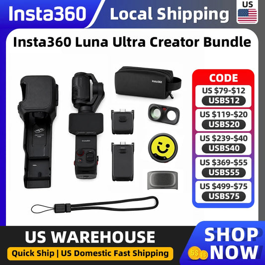 Insta360 Luna Ultra 8K Dual Lens Gimbal Camera