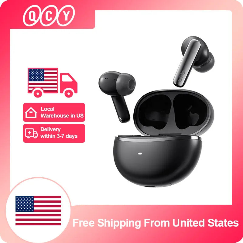 QCY HT18 Wireless Earbuds Bluetooth 6.0 ANC