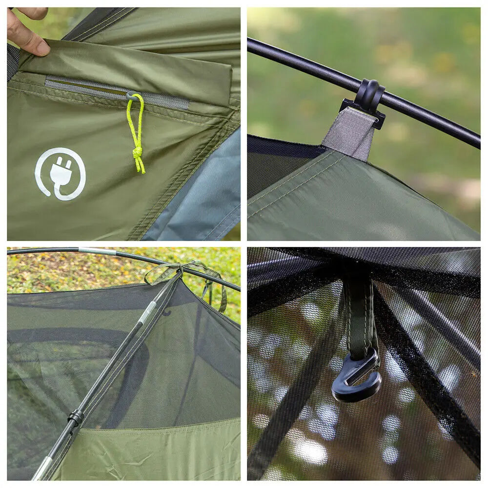 Night Cat Waterproof Double Layer Camping Tent