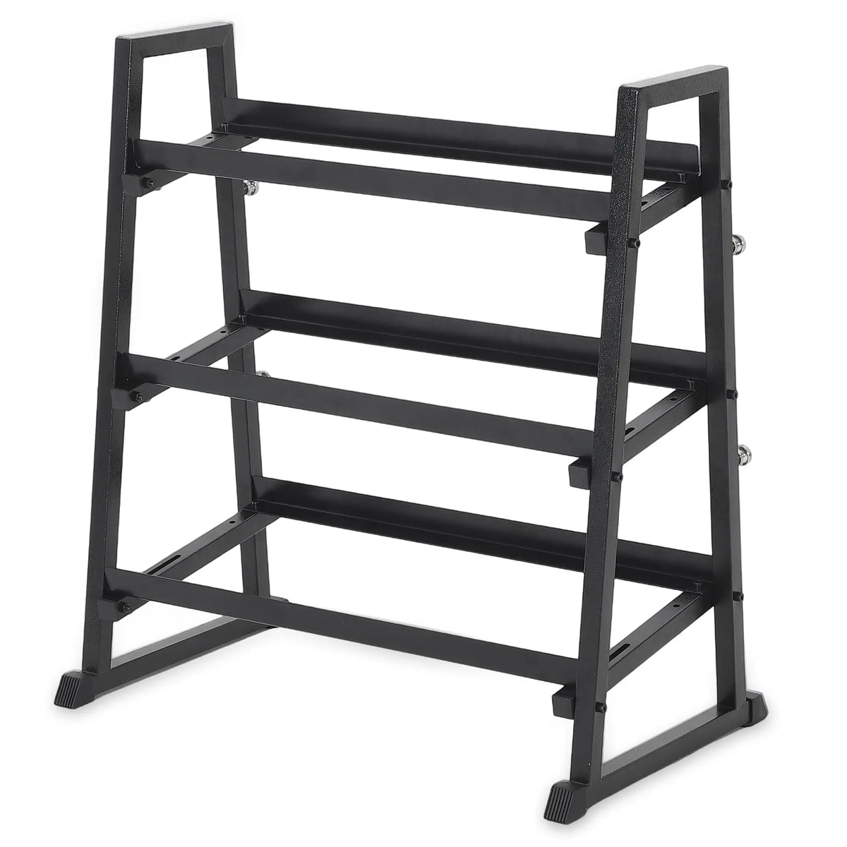 HiMISS 3-Tier Trapezoidal Dumbbell Rack With Steel Base