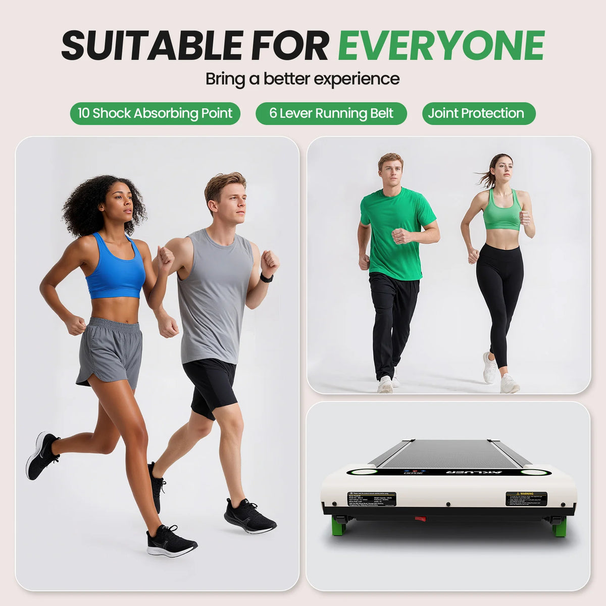 Akluer Under Desk Walking Treadmill With Incline