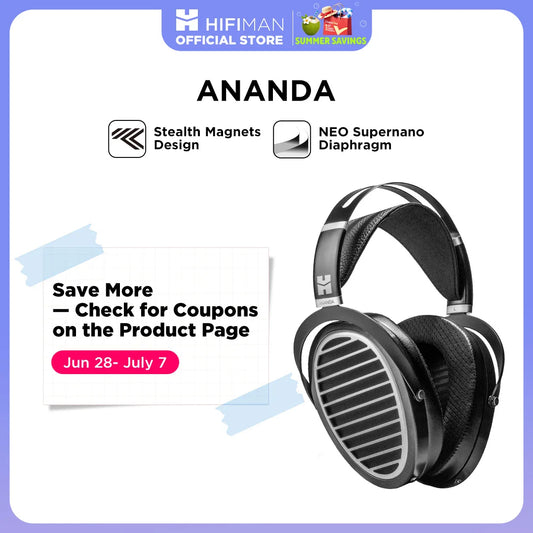 Hifiman Ananda Stealth Planar Magnetic Headphones