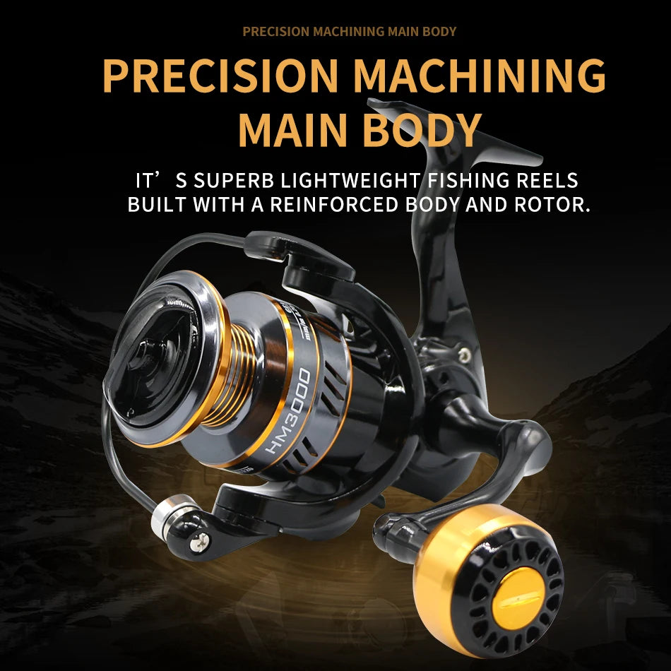 Rooblinos 10KG Max Drag Metal Fishing Reel