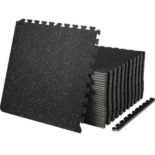 SucceBuy Interlocking Rubber And Eva Exercise Mats