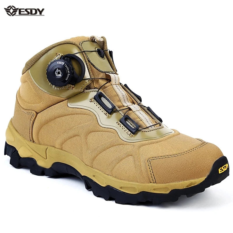 Kolinlov Men Waterproof Outdoor Hiking Boots