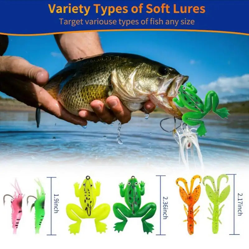Advent Calendar Freshwater Fishing Lures Tackle Kit