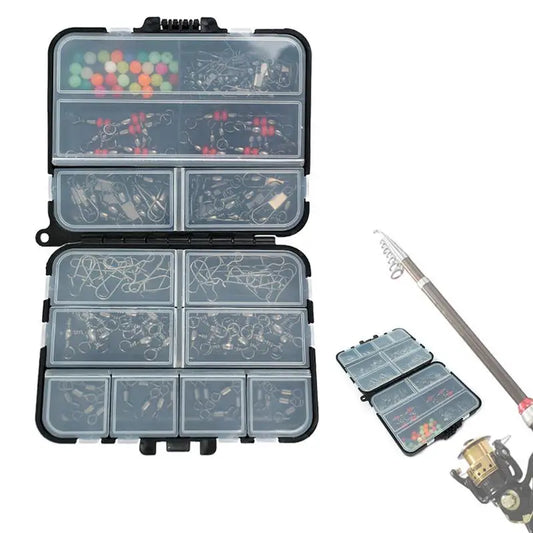 Portable Fishing Tackle Kit Box for Bass Crappie and More