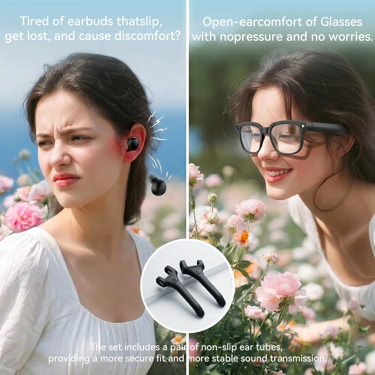 Smart Video Recording Glasses With Bluetooth Calling