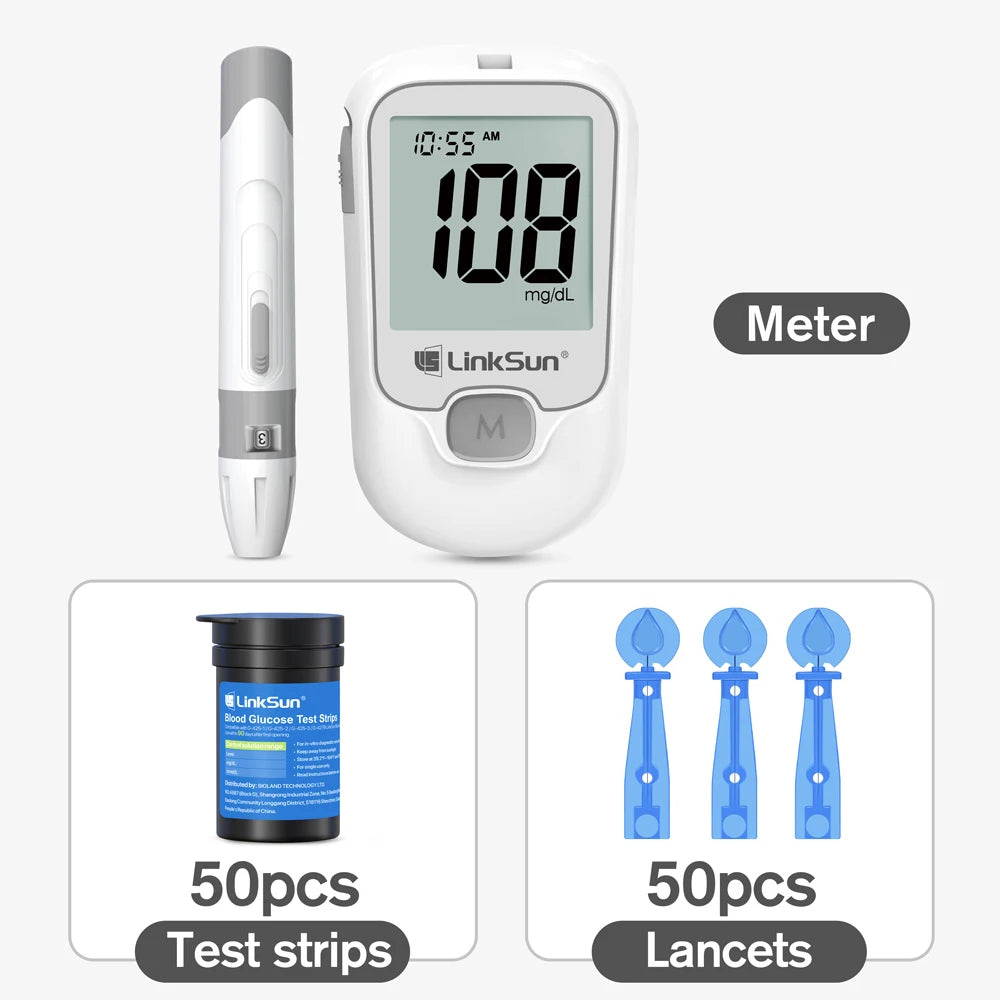 Linksun Digital Blood Glucose Meter Kit