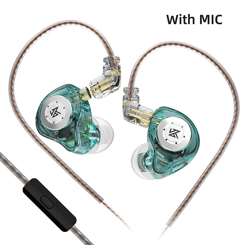 KZ EDX Pro Dual Dynamic IEM Earphones with Detachable Cable