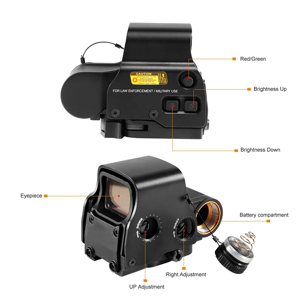 Bestsight Holographic Red Green Dot Reflex Sight
