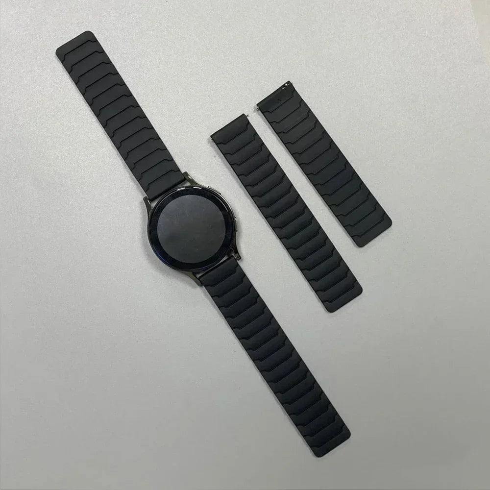 Eelhoe Silicone Magnetic Watch Strap For Amazfit Bip And Gtr