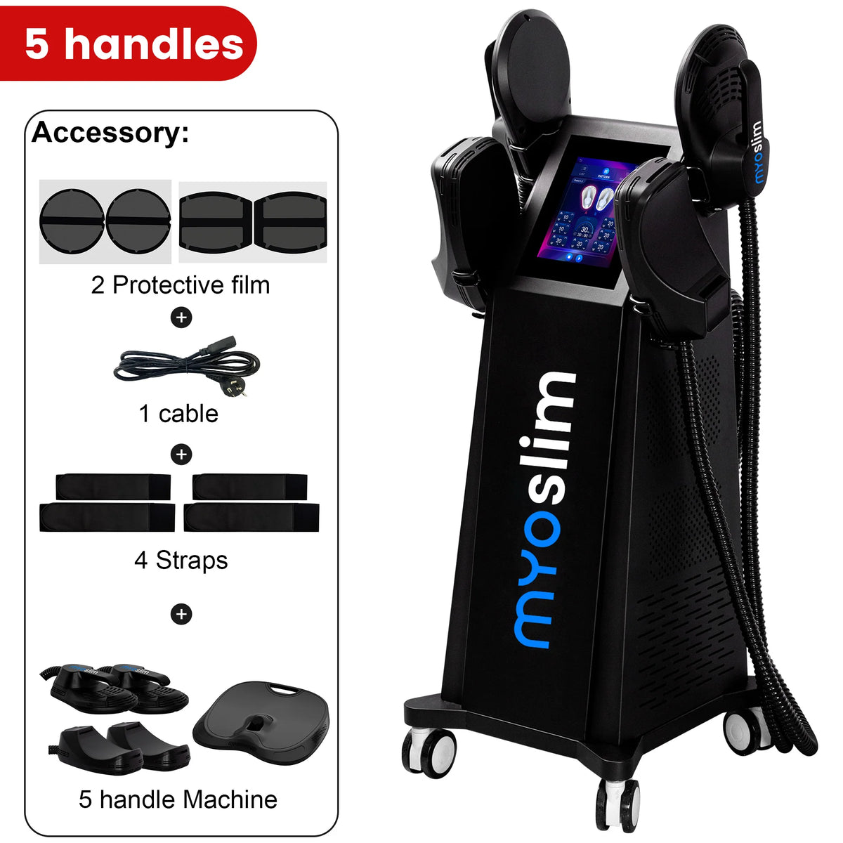 Myoslim 6500W Emt Rf Nm Slimming Machine