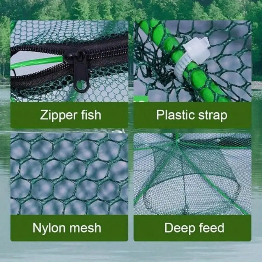 Foldable Fishing Trap Net For Catching Fish And Crabs