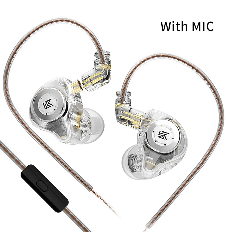 KZ EDX Pro Dual Dynamic IEM Earphones with Detachable Cable