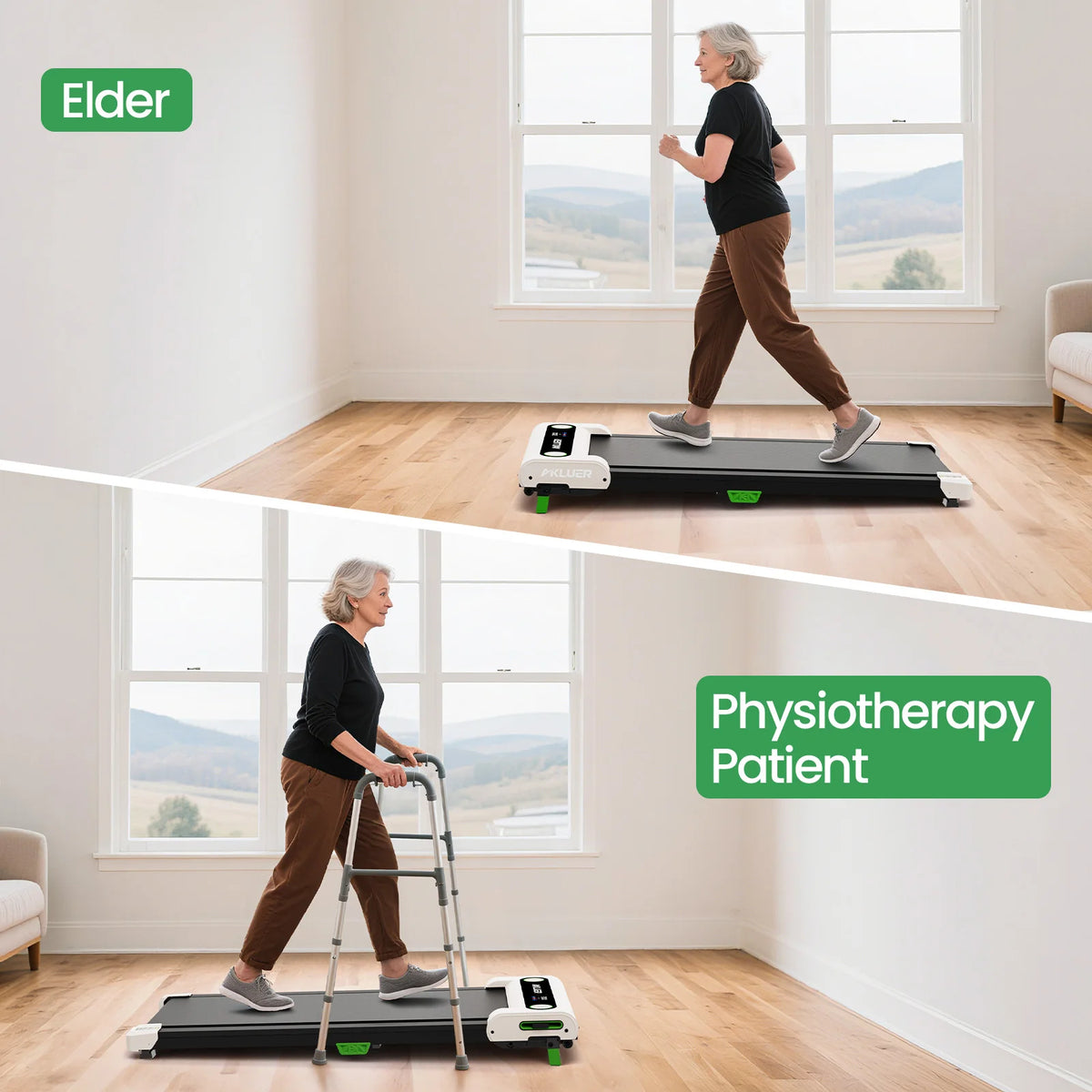 Akluer Under Desk Walking Treadmill With Incline