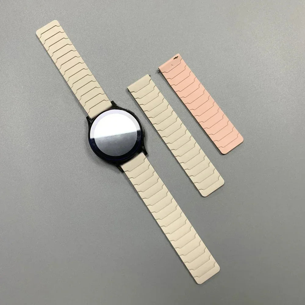 Eelhoe Silicone Magnetic Watch Strap For Amazfit Bip And Gtr