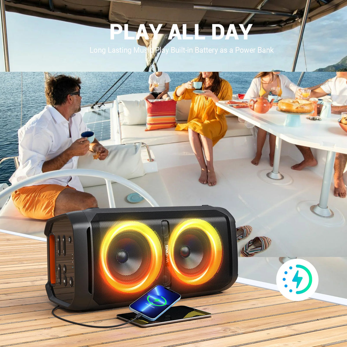 W-King T11 100W Bluetooth Speaker Waterproof