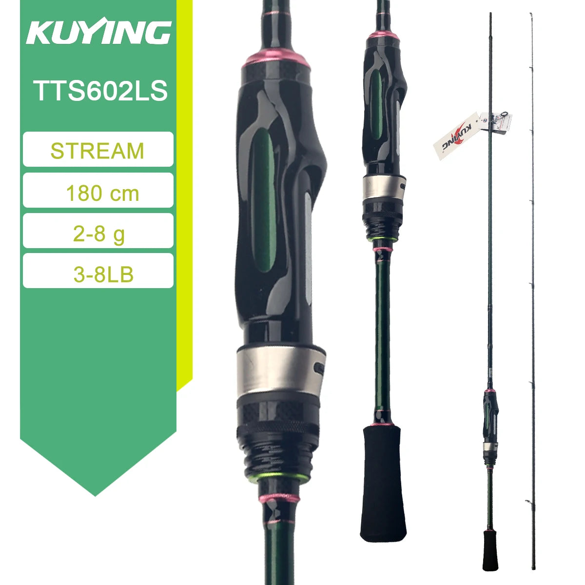 Kuying Teton Carbon Spinning Fishing Rod