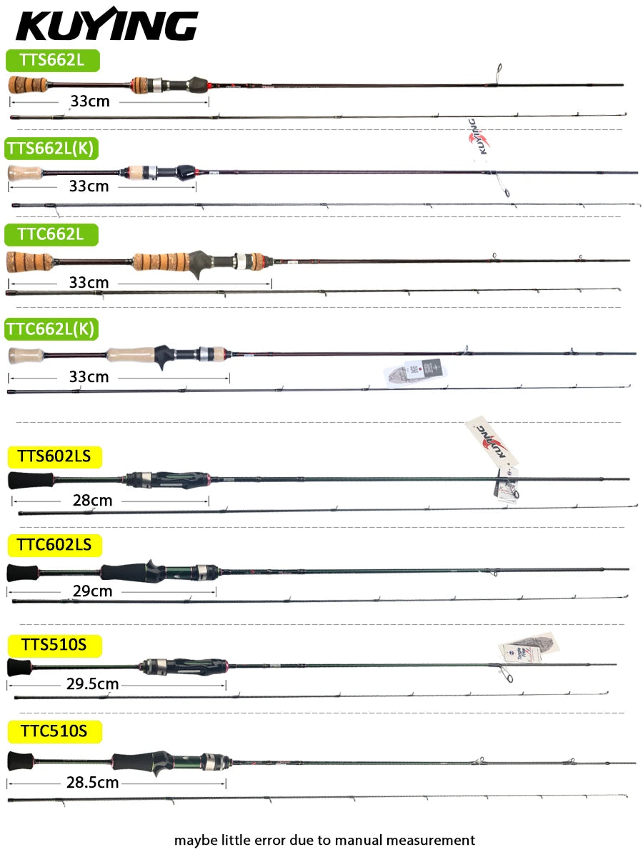 Kuying Teton Carbon Spinning Fishing Rod