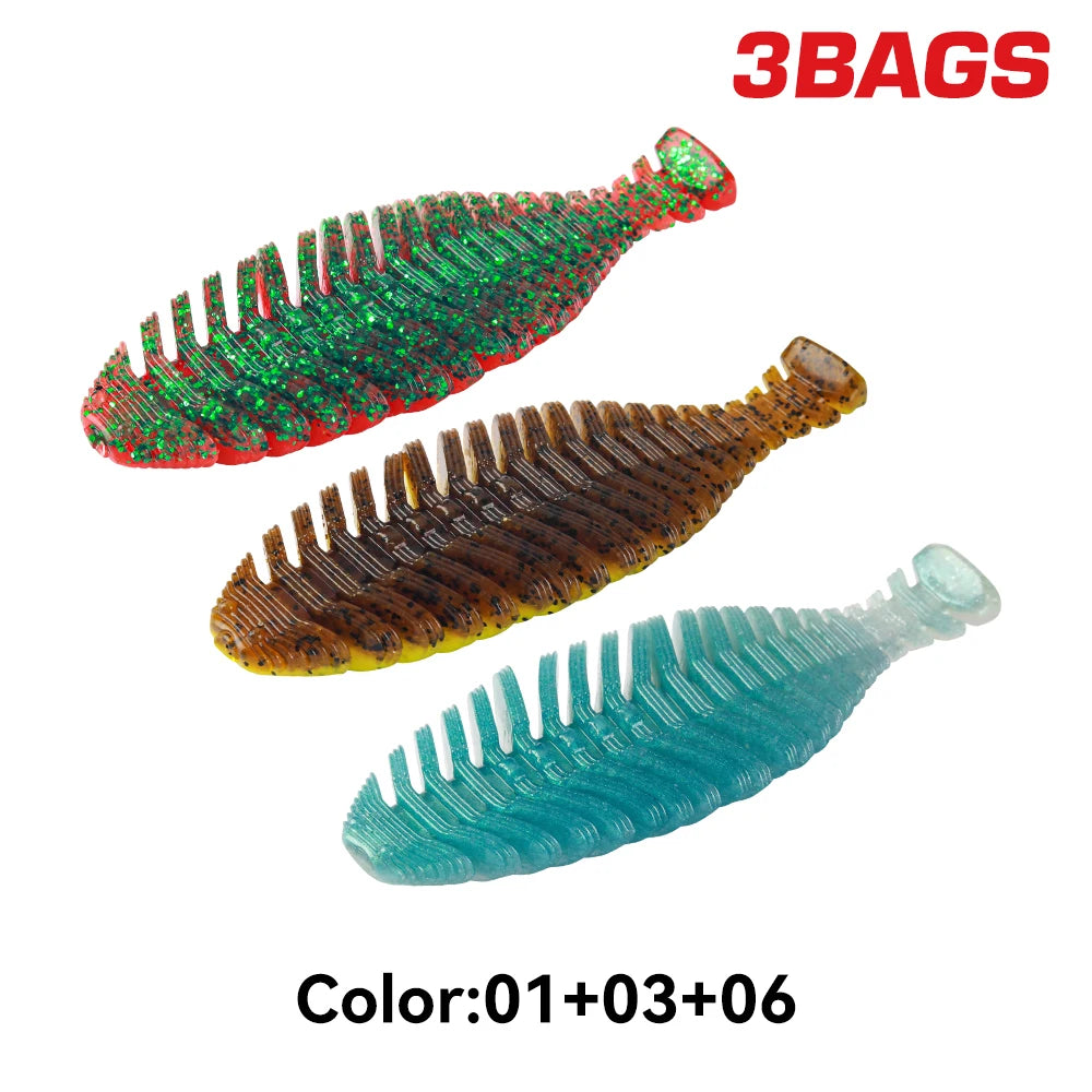 Kingdom Soft Shad Swimbait For Pike Bass Fishing