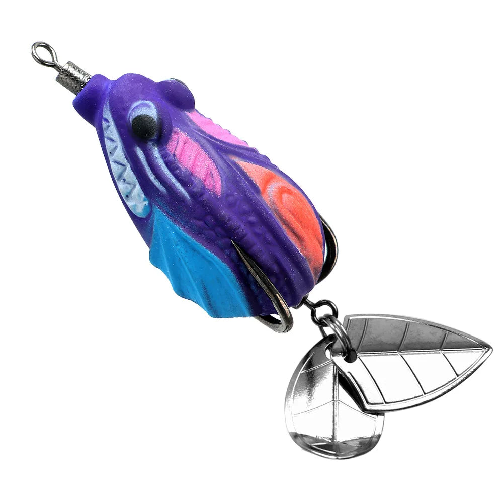 Frog Lures For Black Bass Fishing With Reinforced Hooks