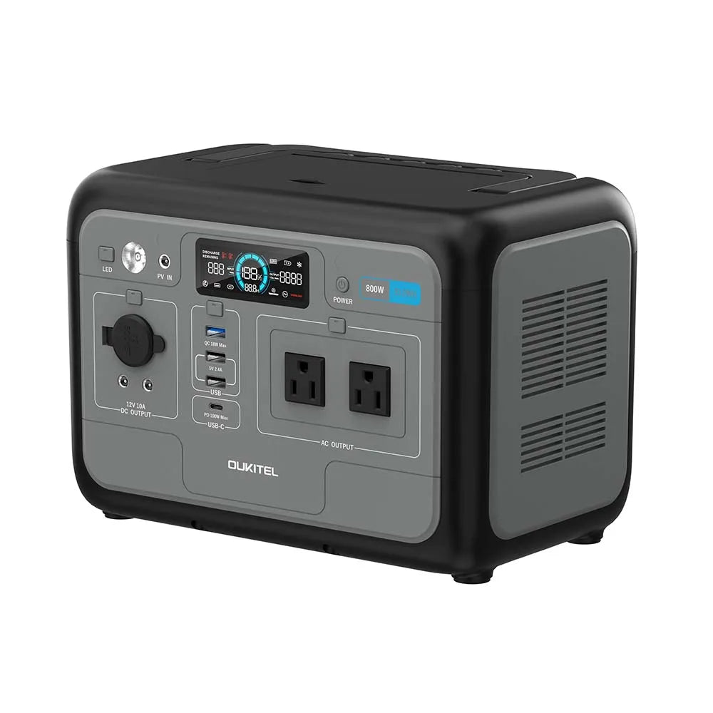 IEE P800 Portable Solar Generator 512Wh LiFePO4
