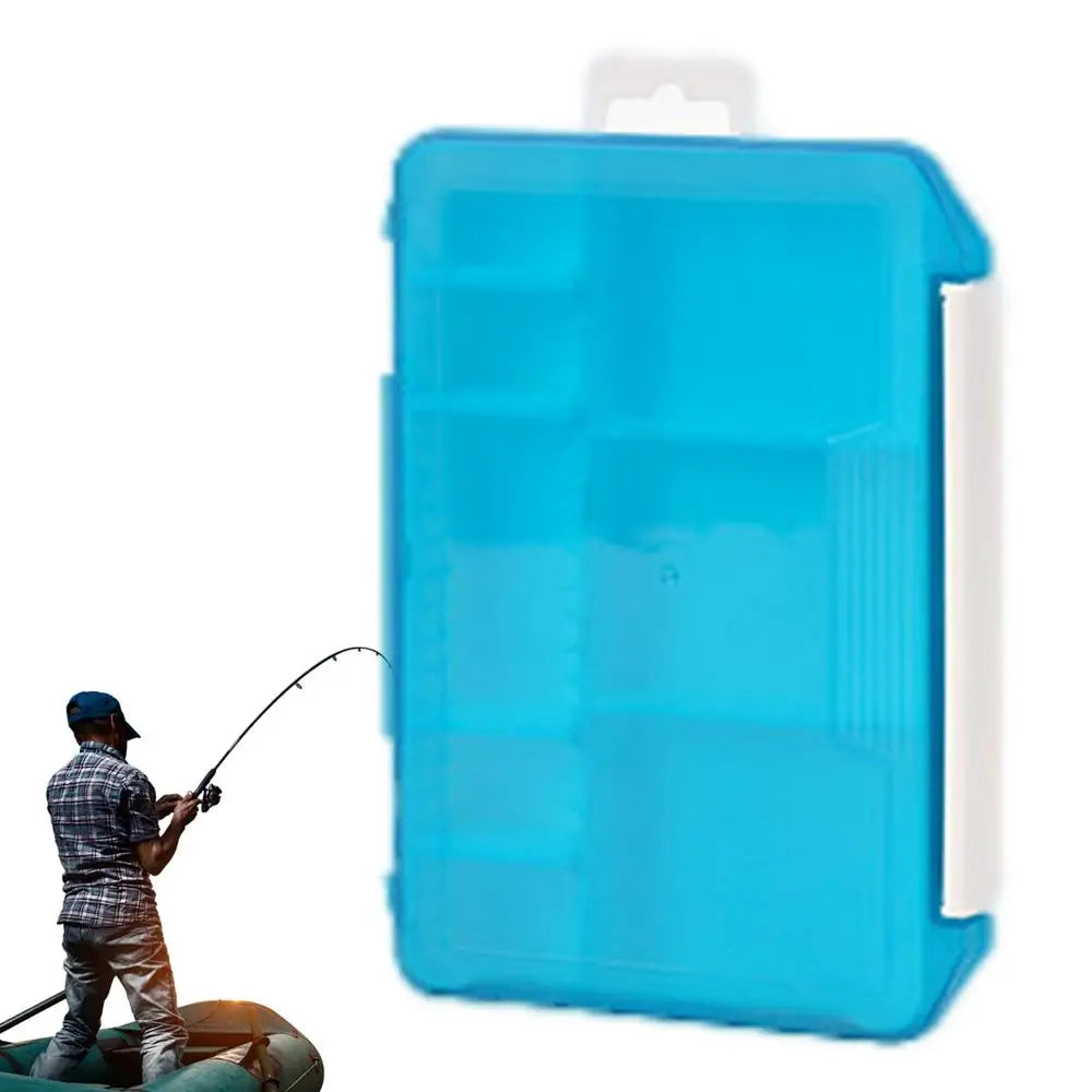 Fishing Tackle Box With Removable Visible Trays