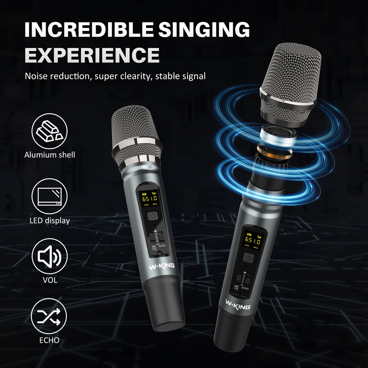 W-King D20 Portable Bluetooth Speaker