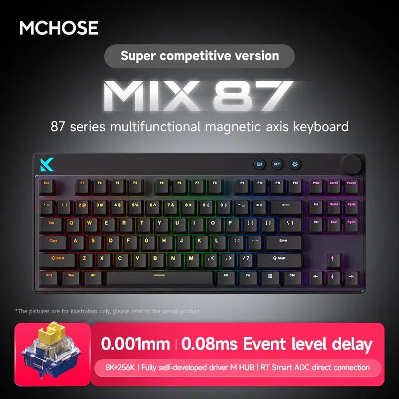 Mchose Mix87 Wired Hot Swap Gaming Keyboard