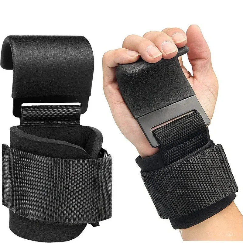 MIHJUSFDH Weight Lifting Hooks For Deadlift And Pull Up Training